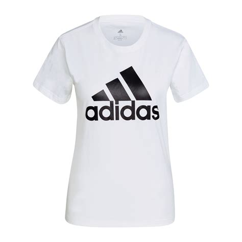 adidas t shirt damen weiß bauchfrei|Weiss .